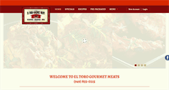 Desktop Screenshot of eltoromeats.com